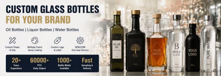 Custom Glass Bottle Design | OEM Glass Bottle Manufacturer | Complete Guide